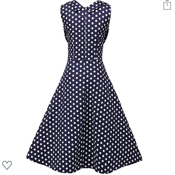 Polka Dot A-Line Dress - NEVER WORN - Picture 2 of 8